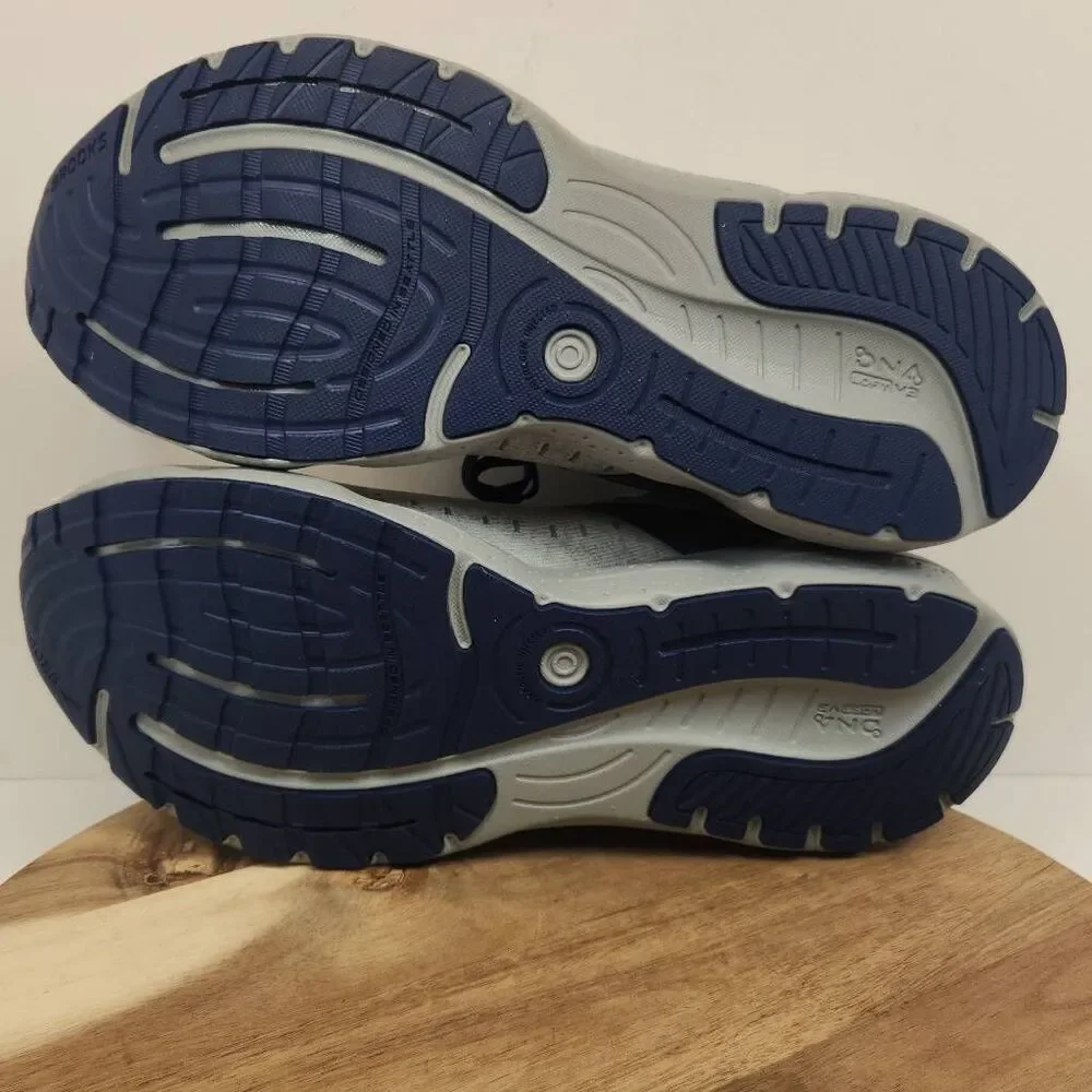 Brooks Mens Glycerin StealthFit 20 Running Shoes Gray Blue Size 11.5